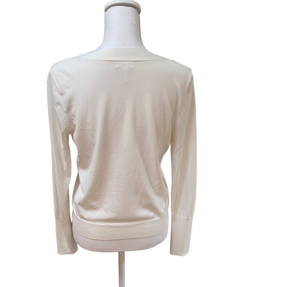 Leith white cardigan, size small, Rayon/Nylon blend, great condition, - Picture 2 of 9